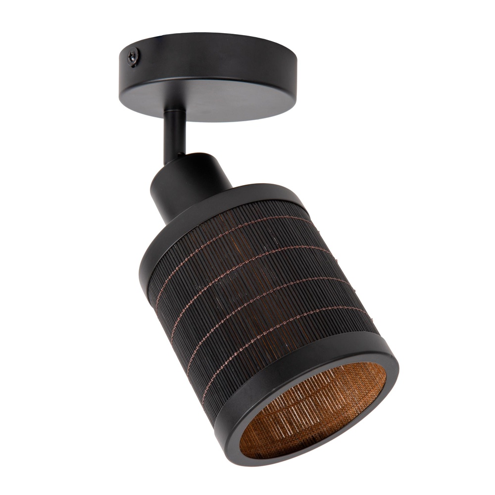Lucide PlafondlampTagalog Ø 10cm zwart - 21929/01/30